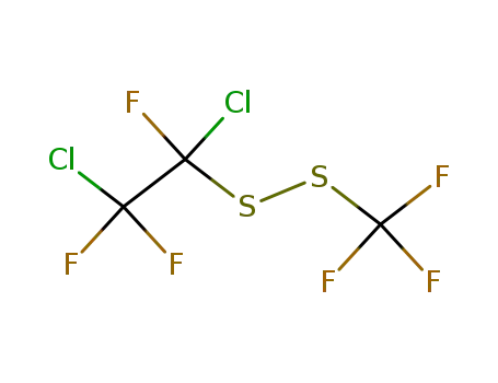 Molecular Structure of 55882-10-5 (1,2-dichlorotrifluoroethyl(trifluoromethyl)disulfane)