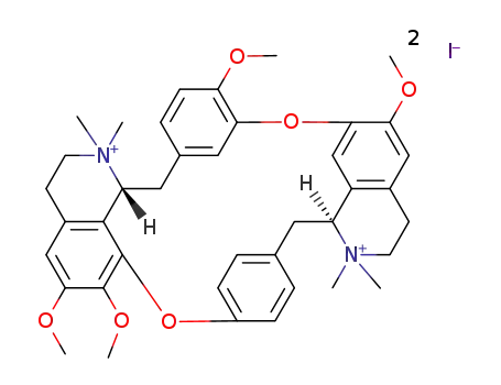 Molecular Structure of 7601-55-0 (TETRANDRINI DIMETHIODIDUM)