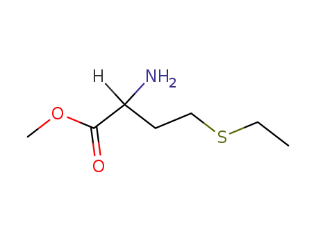 Molecular Structure of 6687-25-8 (L-Homocysteine, S-ethyl-, methyl ester)