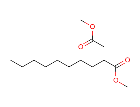 Molecular Structure of 56425-00-4 (Butanedioic acid, octyl-, dimethyl ester)