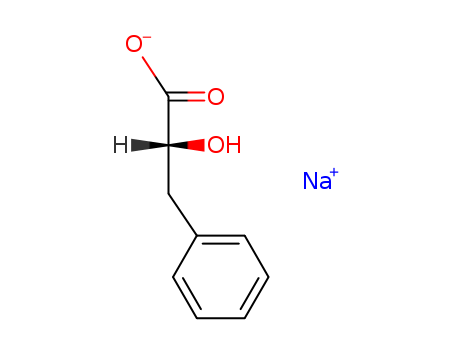 Benzenepropanoic acid, a-hydroxy-, sodium salt (1:1), (aR)-