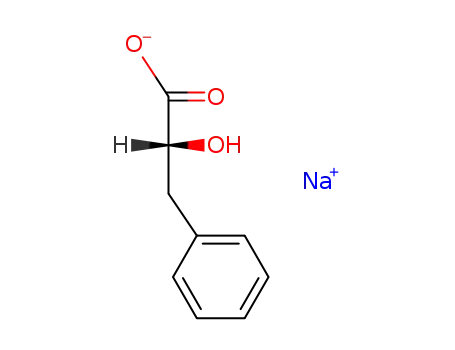 Molecular Structure of 85391-15-7 (sodium (R)-3-phenyllactate)