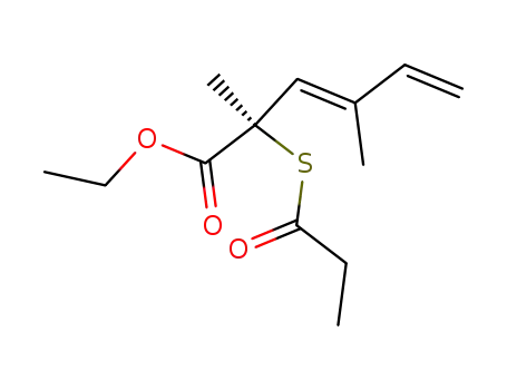 (2R)-2,4-dimethyl-2-thiopropionyl-hexa-3,5-dienoic acid ethyl ester
