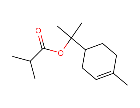 Molecular Structure of 7774-65-4 (Terpinyl isobutyrate)