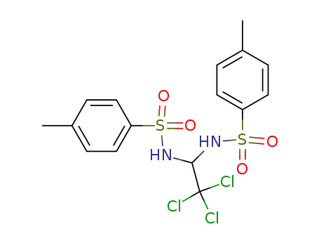 Molecular Structure of 93018-67-8 (N-(2,2,2-trichloro-1-p-toluenesulfonamidoethyl)-p-toluenesulfonamide)