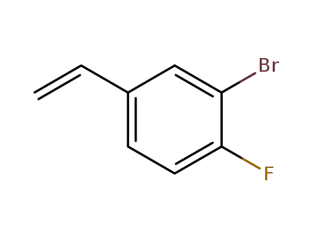 Molecular Structure of 701914-09-2 (2-bromo-1-fluoro-4-vinyl-benzene)