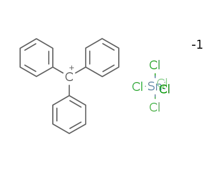Molecular Structure of 15414-98-9 (TRIPHENYLCARBENIUM PENTACHLOROSTANNATE)