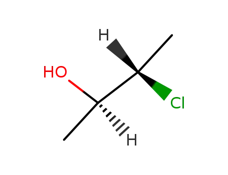 Molecular Structure of 127304-29-4 ((2R,3S)-(+)-3-chlorobutane-2-ol)