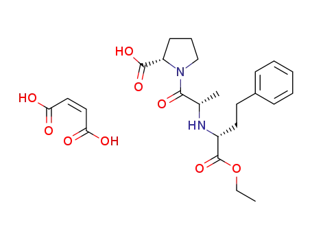 1-[N-[1-(ethoxycarbonyl)-3-phenylpropyl]-L-alanyl]-L-proline maleate