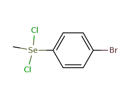 Molecular Structure of 78238-44-5 (methyl (p-bromophenyl)selenium dichloride)