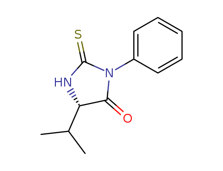 4-Imidazolidinone,5-(1-methylethyl)-3-phenyl-2-thioxo-, (5S)-