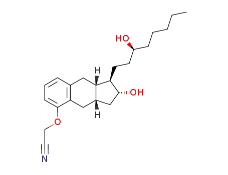 2-((1R,2R,3aS,9aS)-2,3,3a,4,9,9a-hexahydro-2-hydroxy-1-((3S)-3-hydroxyoctyl)-1H-cyclopenta[b]naphthalen-5-yloxy)acetonitrile