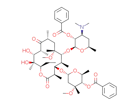 Molecular Structure of 484670-64-6 (clarithromycin dibenzoate)