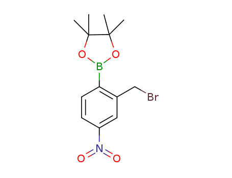2-(2-(bromomethyl)-4-nitrophenyl)-4,4,5,5-tetramethyl-1,3,2-dioxaborolane