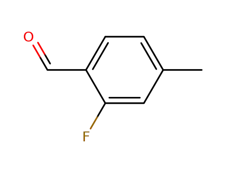 Molecular Structure of 146137-80-6 (2-Fluoro-4-methylbenzaldehyde)