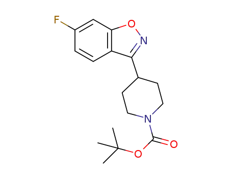 tert-butyl 4-(6-fluorobenzo[d]isoxazol-3-yl)piperidine-1-carboxylate