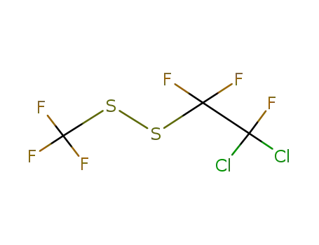 Molecular Structure of 55882-11-6 (2,2-dichlorotrifluoroethyl(trifluoromethyl)disulfane)
