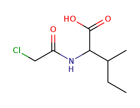 Molecular Structure of 1115-24-8 (CHLOROACETYL-DL-ISOLEUCINE)