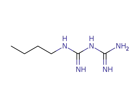 Molecular Structure of 692-13-7 (1-butylbiguanide)