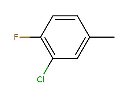 Molecular Structure of 1513-25-3 (3-CHLORO-4-FLUOROTOLUENE)