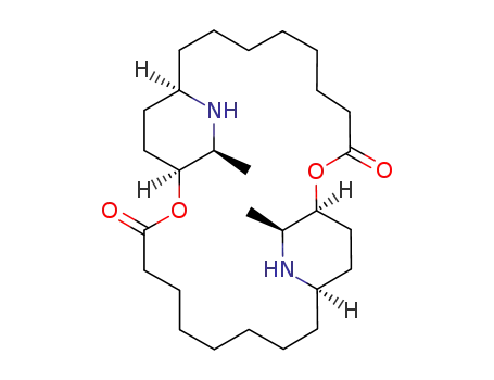 Molecular Structure of 3463-92-1 (carpaine)