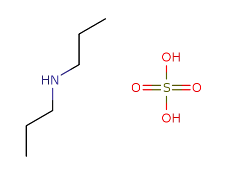 Molecular Structure of 908126-51-2 (di-n-propylammonium hydrogen sulphate)