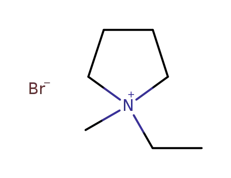 Molecular Structure of 69227-51-6 (1-Ethyl-1-methylpyrrolidinium bromide)