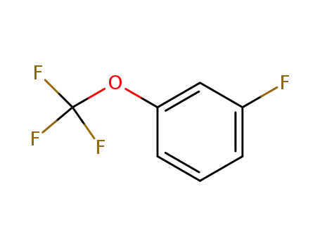 Molecular Structure of 1077-01-6 (3-(Trifluoromethoxy)fluorobenzene)