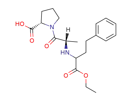 Molecular Structure of 82009-36-7 (N-[N-(1-(S)-ethoxycarbonyl-3-phenylpropyl)-L-alanyl]-L-proline)