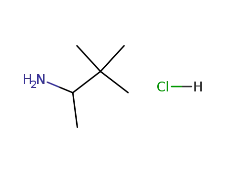 Molecular Structure of 53561-77-6 (3,3-dimethylbutan-2-amine hydrochloride)