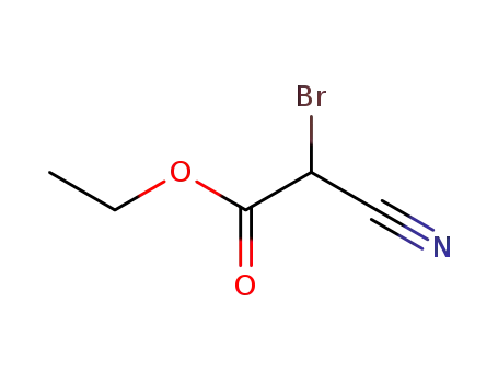 Molecular Structure of 1187-46-8 (ethyl 2-bromo-2-cyano-acetate)
