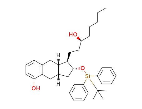 (1R,2R,3aS,9aS)-2-((tert-butyldiphenylsilyl)oxy)-1-((S)-3-hydroxyoctyl)-2,3,3a,4,9,9a-hexahydro-1H-cyclopenta[b]naphthalen-5-ol