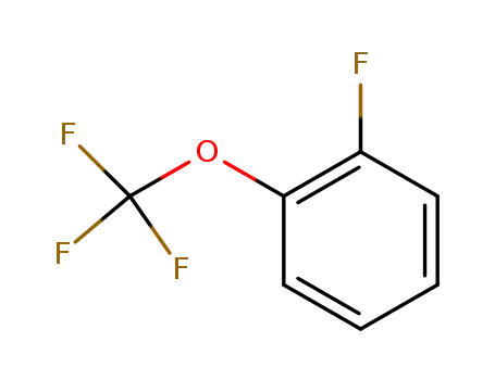 Molecular Structure of 2106-18-5 (2-(Trifluoromethoxy)fluorobenzene)
