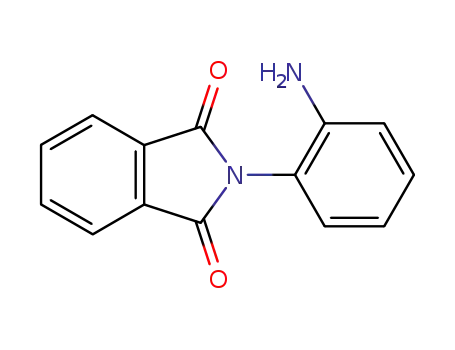Molecular Structure of 4506-62-1 (1H-Isoindole-1,3(2H)-dione, 2-(2-aminophenyl)-)