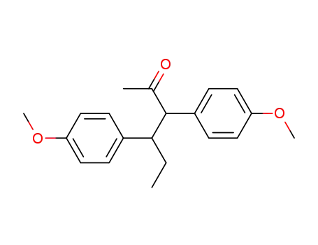 Molecular Structure of 5424-88-4 (3,4-bis(4-methoxyphenyl)hexan-2-one)