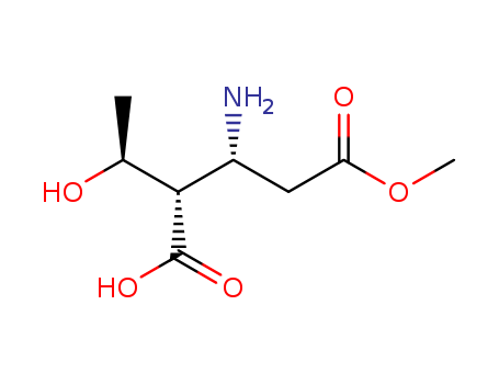 Pentanedioic acid,3-amino-2-(1-hydroxyethyl)-, 5-methyl ester, [2S-[2R*(R*),3S*]]- (9CI)