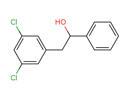 Molecular Structure of 82106-06-7 (2-(3,5-Dichloro-phenyl)-1-phenyl-ethanol)