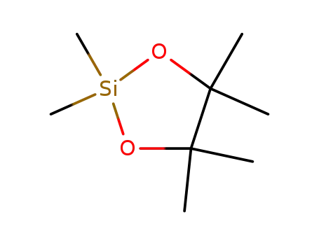 Molecular Structure of 3081-20-7 (2,2,4,4,5,5-hexamethyl-1,3-dioxa-2-silacyclopentane)