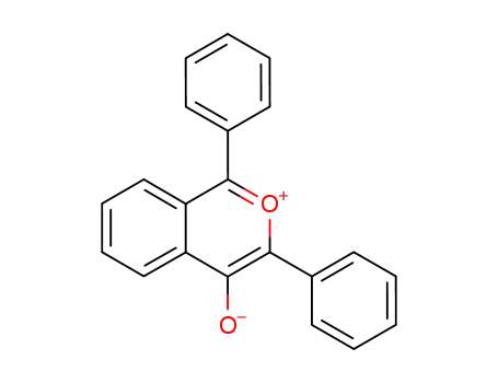 Molecular Structure of 2669-83-2 (1,3-Diphenyl-2-benzopyrylia-4-oxide)