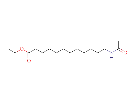 Molecular Structure of 693-37-8 (12-Acetamino-dodecansaeure-aethylester)