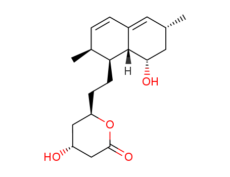 6(R)-[2-(8(S)-Hydroxy]-2(S),6(R)-dimethyl-1,2,6,7,8,8a(R)-hexahydro-1(S)-naphthyl]ethyl-4(R)-hydroxy-3,4,5,6-tetrahydro-2H-pyran-2-one