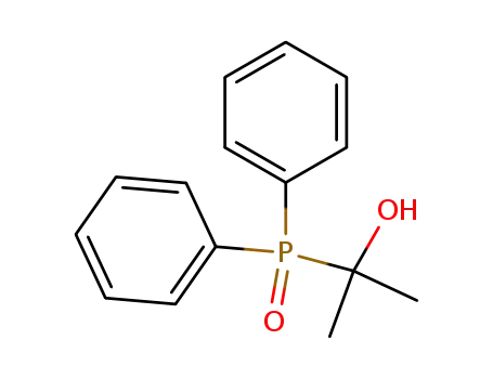 Molecular Structure of 15453-04-0 (2-(diphenylphosphoryl)-2-propanol)