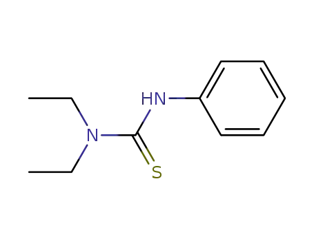 Molecular Structure of 7442-11-7 (1,1-diethyl-3-phenylthiourea)