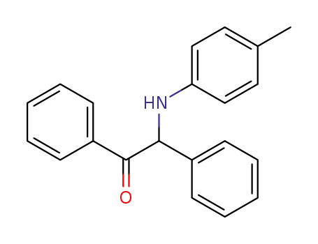 Molecular Structure of 78604-82-7 (2-[(4-methylphenyl)amino]-1,2-diphenylethanone)