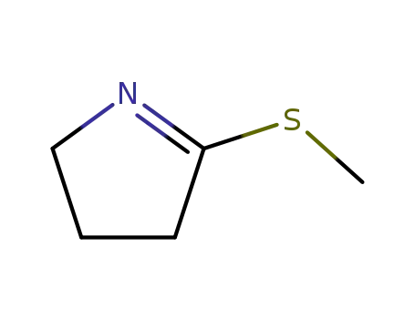 Molecular Structure of 50908-70-8 (2H-Pyrrole, 3,4-dihydro-5-(methylthio)-)