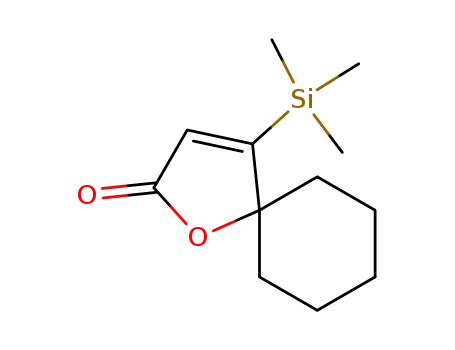 Molecular Structure of 99948-11-5 (5,5-pentamethylene-4-(trimethylsilyl)-2(5H)-furanone)