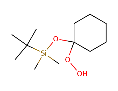 Molecular Structure of 87258-08-0 (Hydroperoxide, 1-[[(1,1-dimethylethyl)dimethylsilyl]oxy]cyclohexyl)