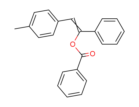 Molecular Structure of 90013-77-7 (Benzenemethanol, a-[(4-methylphenyl)methylene]-, benzoate)