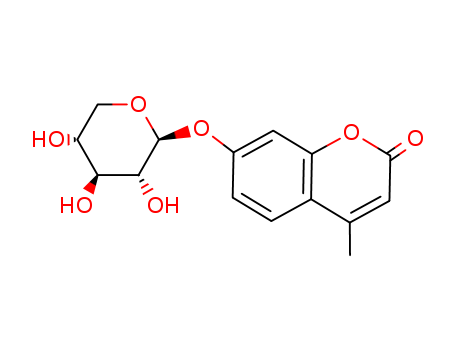 4-methyl-7-(β-D-xylopyranosyloxy)-2H-1-benzopyran-2-one