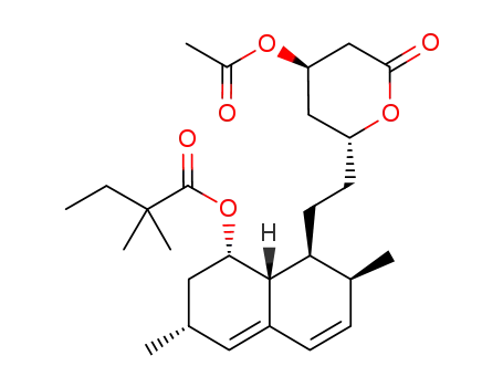 Molecular Structure of 145576-25-6 (ACETYLSIMVASTATIN)